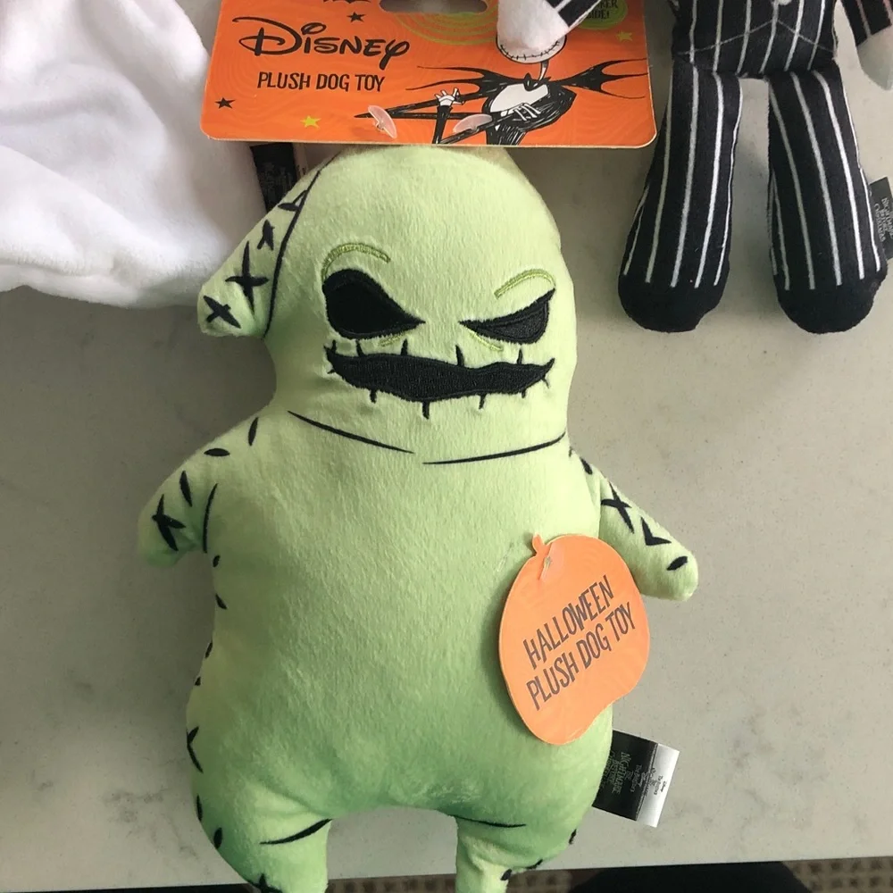 Disney Halloween Dog Toys - Jack, Zero, and Oogie Boogie
